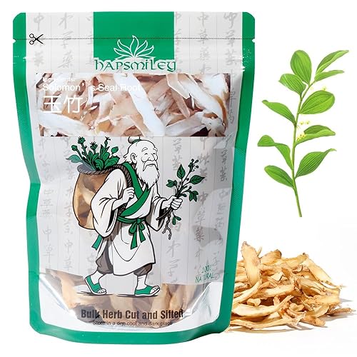 Hapsmiley Solomon’s Seal Root (Polygonatum Odoratum/Yu Zhu/??) Dried Bulk Herbs - 3.5 oz (100g)