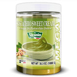 SICANIA - Premium Pistachio Cream Spread 2.2 lb (1kg) - Bulk Size - Authentic Italian, Gluten-Free, Non-GMO - Gourmet Spread for Desserts, Pastries