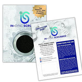 In-Sync Scrubber Kitchen Sink Utensil Cleaner, Dishwasher Safe Accessory with Built in Splash Guard, Easy to Install