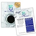 In-Sync Scrubber Kitchen Sink Utensil Cleaner, Dishwasher Safe Accessory with Built in Splash Guard, Easy to Install