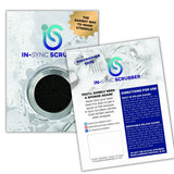 In-Sync Scrubber Kitchen Sink Utensil Cleaner, Dishwasher Safe Accessory with Built in Splash Guard, Easy to Install
