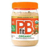 PBfit 8 Ounce Organic Peanut Butter Powder, Powdered Peanut Spread from Real Roasted Pressed Peanuts, 7g of Protein 7% DV, Gluten-Free, 60 calories