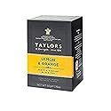 TAYLORS OF HARROGATE, Tea, Lemon & Orange, Pack of 6, Size 20 CT, (Low Carb Dairy Free Low Sodium Vegan Wheat Free Yeast Free)