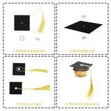 50Pcs Green Graduation Cap Chocolate Decorations, 2026 Graduation Decor