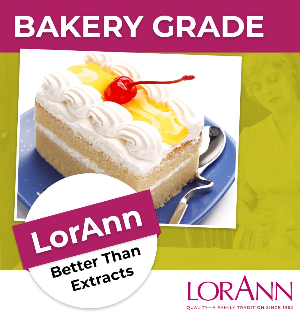 LorAnn Pineapple Bakery Emulsion, 16 ounce bottle