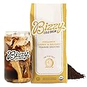 Bizzy Organic Cold Brew Coffee | Light & Bright Blend | Coarse Ground Coffee | Light Roast | Micro Sifted | Specialty Grade | 100% Arabica | 1 LB