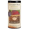 The Republic of Tea Cinnamon Plum Tea, 2.8 oz Tin, 50 Tea Bags, Spiced Black Tea | Caffeinated Tea