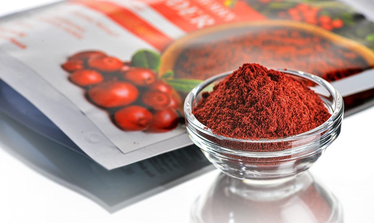 Wild Harvested Lingonberry Freeze-Dried Powder - 2 Oz - Natural Lingonberry Powder, No added sugar, No GMOs