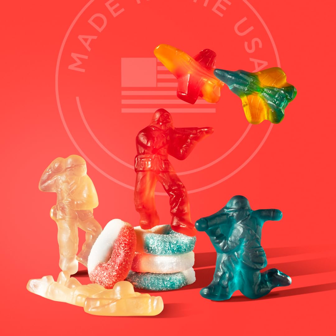 Albanese World's Best Gummies, Military Heroes, 5lbs of Candy