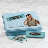 Black Jack (Blackjack) Gum Vintage Collectors Tin with 10 packs of BlackJack Gum