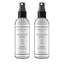 Clothing Anti-Static Spray 2 Bottle Pack Eliminate Static Clothes Hair Attachment Fabric Hair Flat Crease Reduce Static Electricity