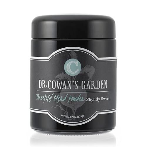 Dr. Cowan’s Garden Threefold Slightly Sweet Vegetable Powder, Greens Powder with Organic Carrots, Beets, Swiss Chard, Kale, Organic Veggie Supplement