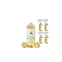 Steve's Cleaners, Everyday Multi-Use Cleaner Concentrate, Fresh Lemon Essential Oil, 100 Refills - Recucing Plastic, 1 Liter Bottle with 4 Empty 10 oz