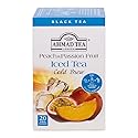 Ahmad Tea Black Tea, Cold Brew Peach and Passion Fruit Teabags, Iced Tea, 20 ct (Pack of 6) - Caffeinated and Sugar-Free