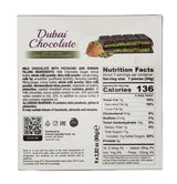 Feritio Dubai Chocolate Bar (2.8 OZ / 80 Grams - Chocolate/Kunafa/Pistachio)