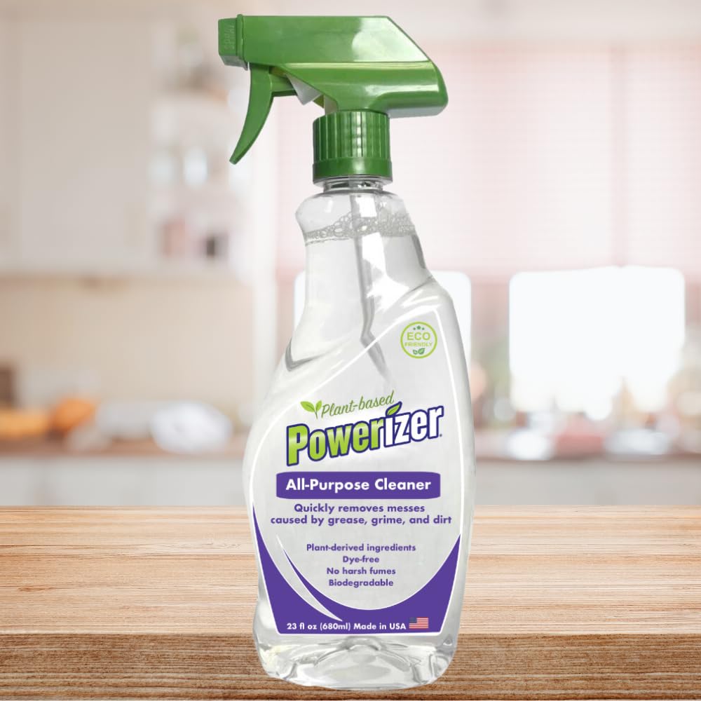 Powerizer Plant Based Lightly Scented All Purpose Cleaner Spray Bottle (2)