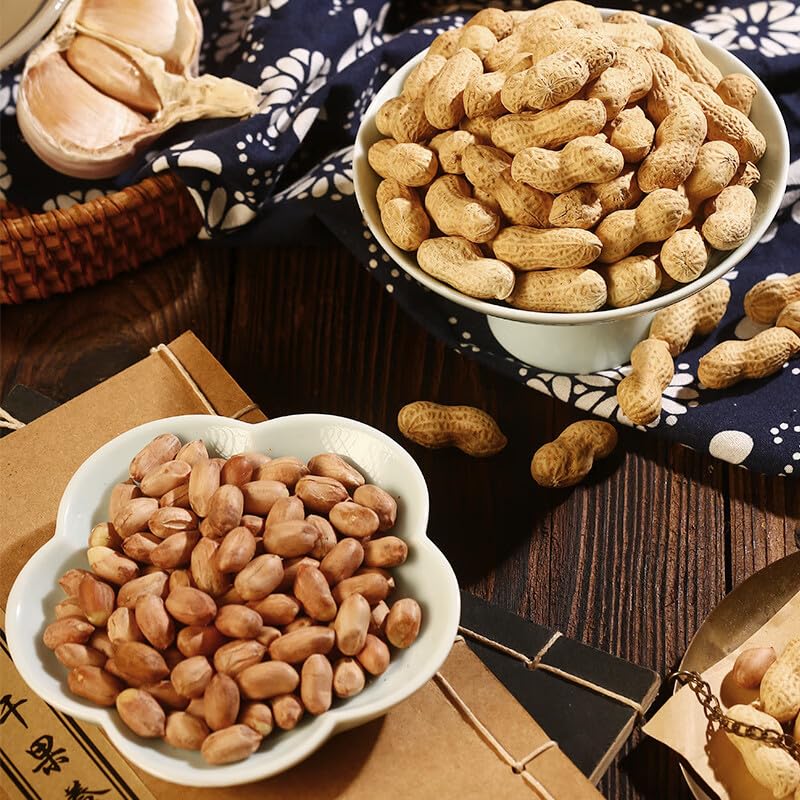 ??? ???? ??? Garlic flavored peanut snack nut Chinese snacks 420g/ bag (14.82 oz)