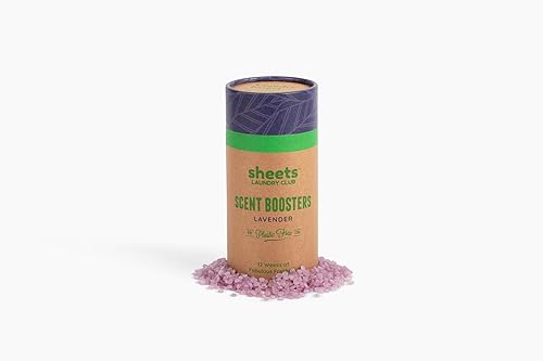 Sheets Laundry Club Laundry Scent Booster Beads Lavender, 4-Pack, Calming Floral Fragrance, Long-Lasting Freshness