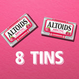 ALTOIDS Arctic Strawberry Breath Mints Hard Candy Bulk, 1.2 oz Tin (Pack of 8)
