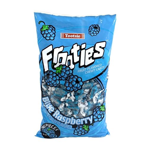 Tootsie Roll Blue Frooties - 2 Pound Bag of Individually Wrapped Chewy Candy - Blue Raspberry, 38.8 Ounce