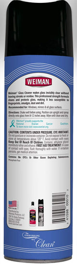 Weiman Glass Cleaner - 19 Ounce (6 Pack) - Safe Professional Streak Free Foaming No Drip Removes Grease Dissolves Fingerprints and Smudges…