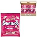 Smarties Squashies Foam Marshmallows Gummy Candies - Raspberry & Cream Flavored - Allergen Free, Peanut Free & Gluten Free Candy - Bulk Soft & Chewy