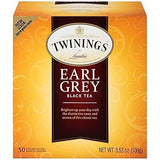 Twinings Earl Grey Black Tea, 50 ct