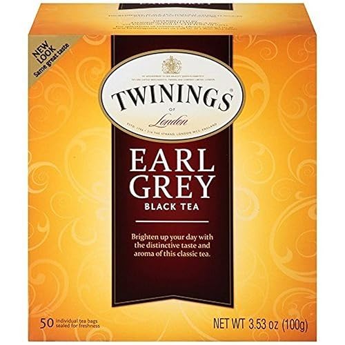 Twinings Earl Grey Black Tea, 50 ct