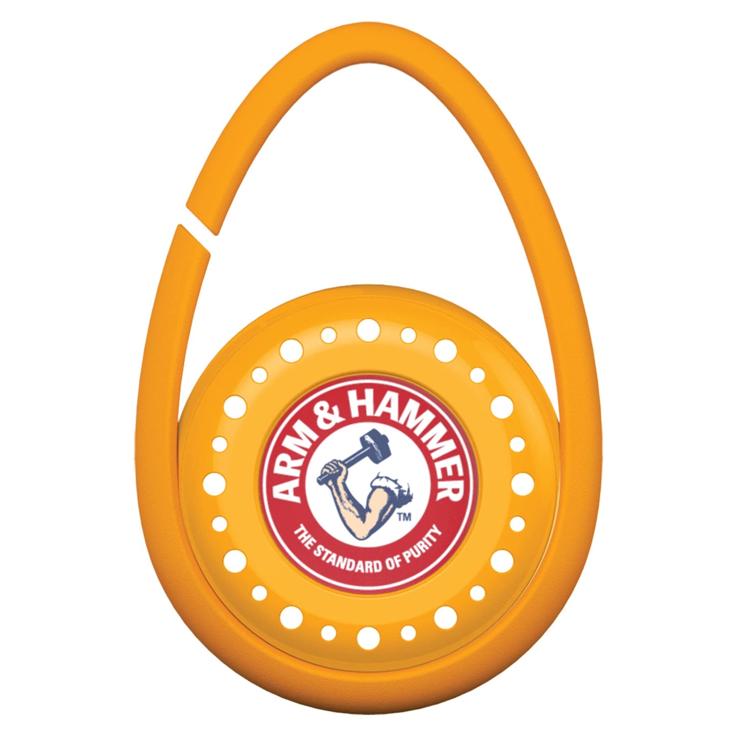 Arm & Hammer OdorBusterz ClipMATE™, Clean Burst, 4 Count - Clip-On Odor Absorber with Baking Soda, Carabiner Clip for Gym Bags, Backpacks & Travel