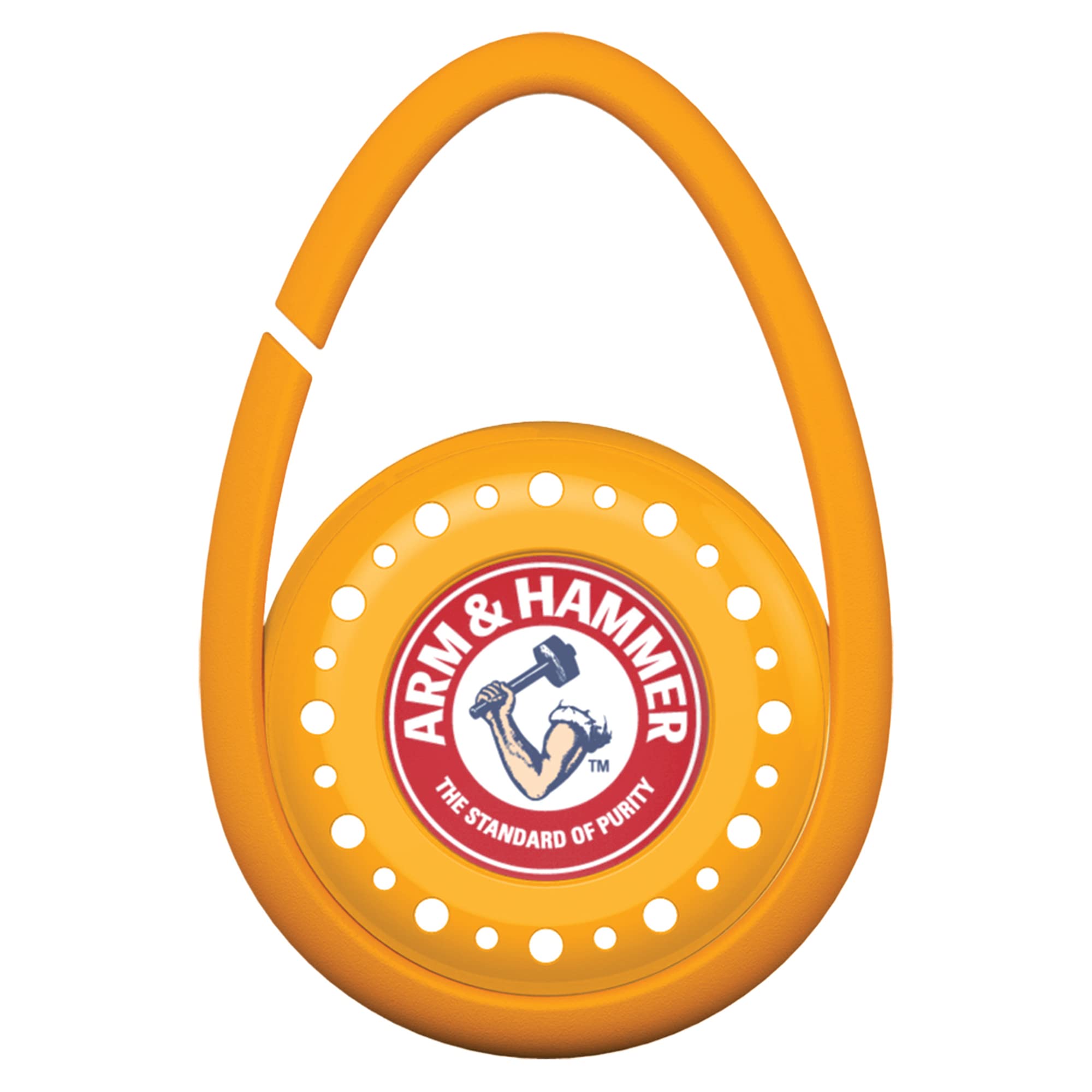 Arm & Hammer OdorBusterz ClipMATE™, Clean Burst, 4 Count - Clip-On Odor Absorber with Baking Soda, Carabiner Clip for Gym Bags, Backpacks & Travel