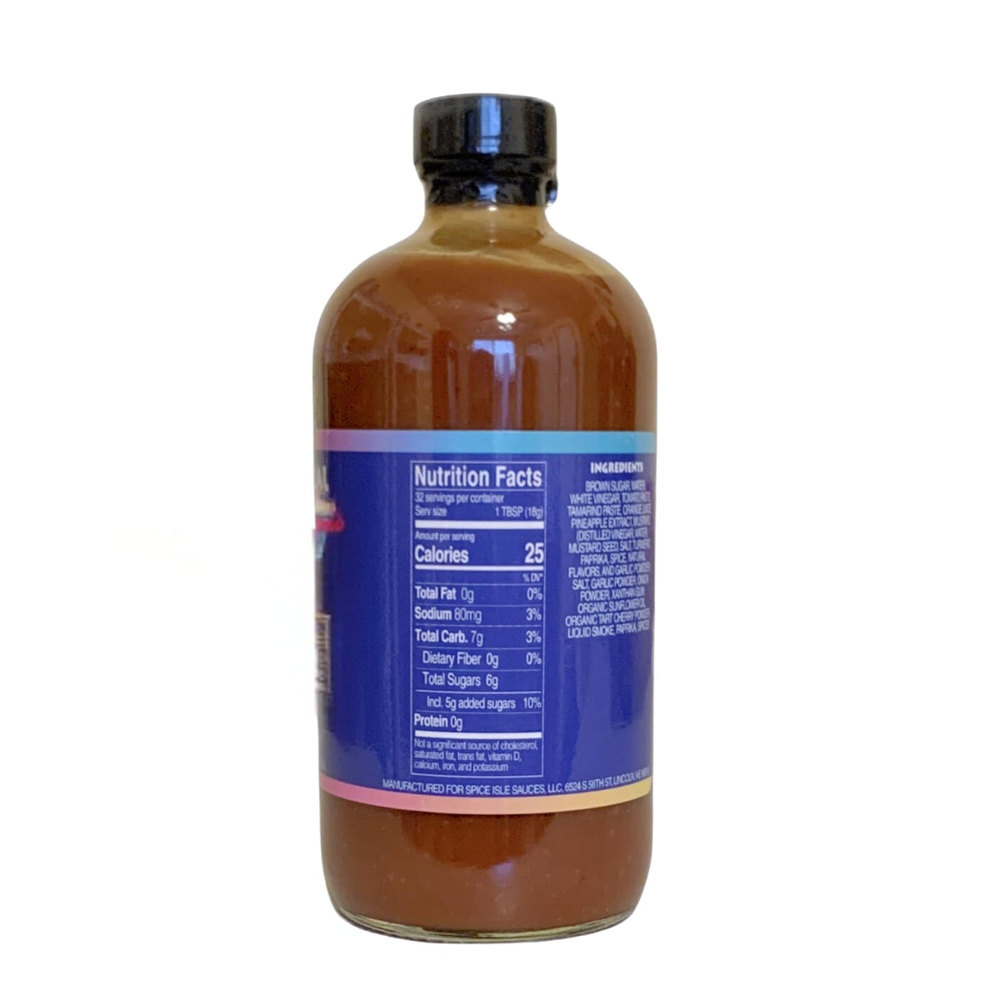 Spice Isle Sauces Tropical Tamarind Gourmet Sauce - 20 oz Mild Caribbean BBQ Gluten-Free Marinade | Tamarindo Fruit Blend | Great for Grilling