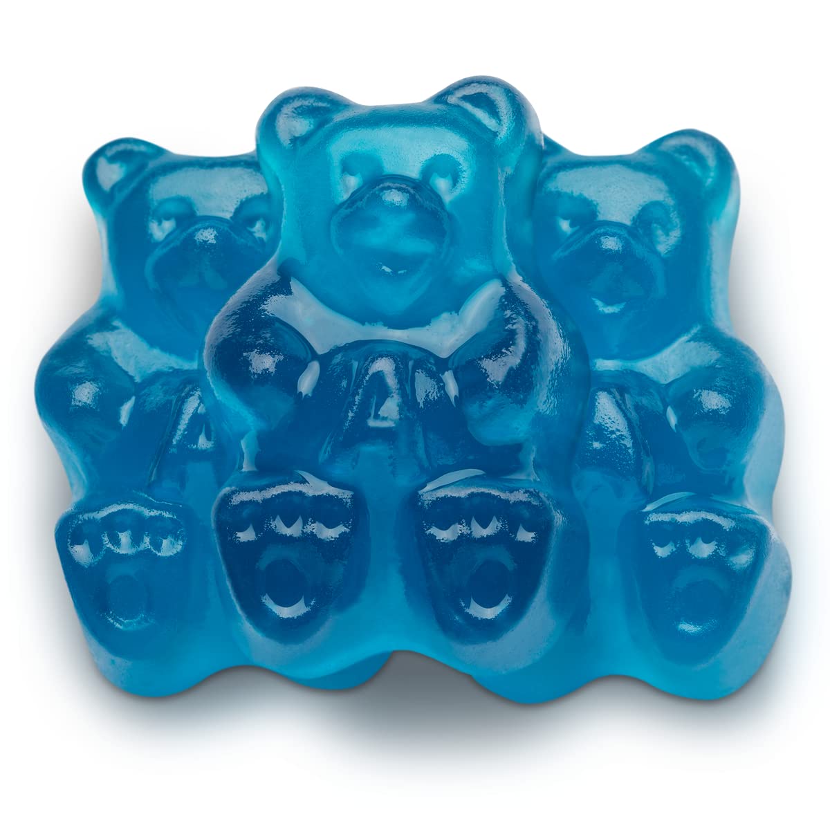 All City Candy Flavorful, Fresh & Soft 5 Pound Bulk Gummi Bear Candy Bags Individual Fruit Flavors World's Best Gummy Candy (Blue Raspberry)