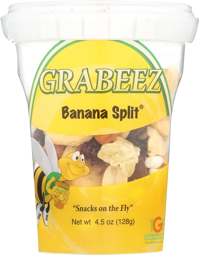 Grabeez Snack Cups Banana Split, 4.5 oz