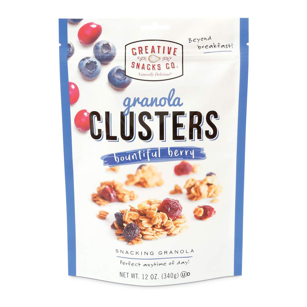 Creative Snacks Bountiful Berry Granola Clusters, Great for Snacking or Cereal, 12 ounce bag