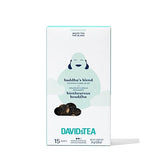 DAVIDsTEA Buddha’s Blend White Tea - Medium Caffeine Tea Bags with Jasmine Pearls & White Hibiscus - 15 Count - Delicate & Floral Fruity Tea Blend