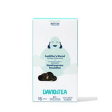 DAVIDsTEA Buddha’s Blend White Tea - Medium Caffeine Tea Bags with Jasmine Pearls & White Hibiscus - 15 Count - Delicate & Floral Fruity Tea Blend