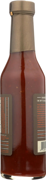 Horseshoe Brand Maple Cayenne Hot Sauce made with Crown Maple Syrup, 8oz Bottle Artisan Cooking Sauce