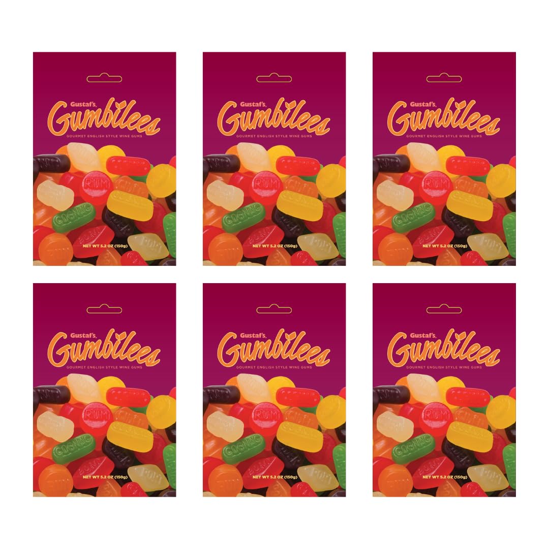 Gustaf'S, Gumbilees English Style Original Gustaf's Wine Gums, 5.2 Ounce