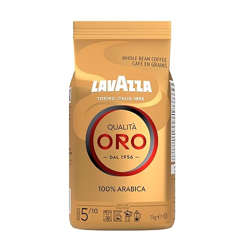 Lavazza Qualità Oro Whole Bean Coffee Blend, Medium Roast, 2.2-Pound Bag (Pack of 6)
