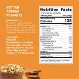 (1oz 18pack 3 of each flavor) Banana Bread Walnuts, Butter Toffee Peanuts, Blueberry Vanilla Cashews, Coconut Caramel Cashews, Maple Cinnamon Pecans
