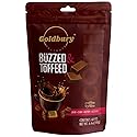 Goldbury Delights Buzzed & Toffeed Coffee Toffee, 6.4 oz (Pack of 1) - Creamy, Buttery, and Delicious Individually Wrapped Chewy Coffee Toffee Candy