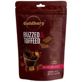 Goldbury Delights Buzzed & Toffeed Coffee Toffee, 6.4 oz (Pack of 1) - Creamy, Buttery, and Delicious Individually Wrapped Chewy Coffee Toffee Candy