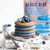 Suncore Foods Heroic Blue Spirulina Pancake & Waffle Mix, Non-GMO, 20oz (1 Pack)