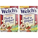 Welch's Strawberry Fruit'n Yogurt Snacks 8 Pouches (2 Pack - 16 Pouches Total)