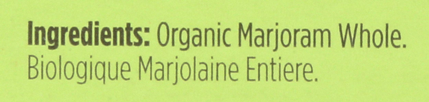 SPICELY Organic Whole Marjoram, 0.1 OZ