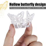 DONGKER Chocolate Truffle Wrappers Paper,50 PCS Butterfly Hollow Truffle Cup Dessert Liners for Wedding Party Supplies Chocolate Packaging Dessert