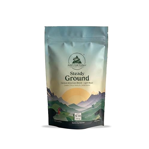 Just for today Gourmet coffee central american Blend, Light Roast, 100% arabica 12oz (Pack of 1)