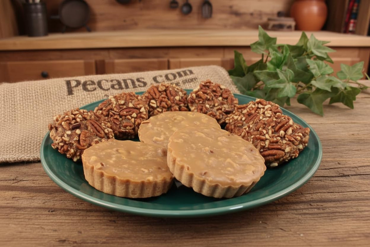 Pecan Praline Candy -Sweetened with Splenda Brown Sugar Blend 1 dozen- Pecans.com