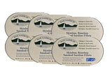 Bar Harbor Skinless & Boneless Smoked Sardine Fillets, 6.7 oz (190g) | Naturally Wood Smoked | Excellent Source of Protein | EZ-Open BPA-NI Can |