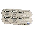 Bar Harbor Skinless & Boneless Smoked Sardine Fillets, 6.7 oz (190g) | Naturally Wood Smoked | Excellent Source of Protein | EZ-Open BPA-NI Can |